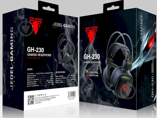 Гарнитура Jedel black (GH-230) - фото 2