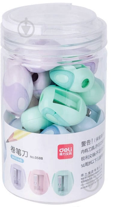 Точилка круглая 0588 Deli - фото 1