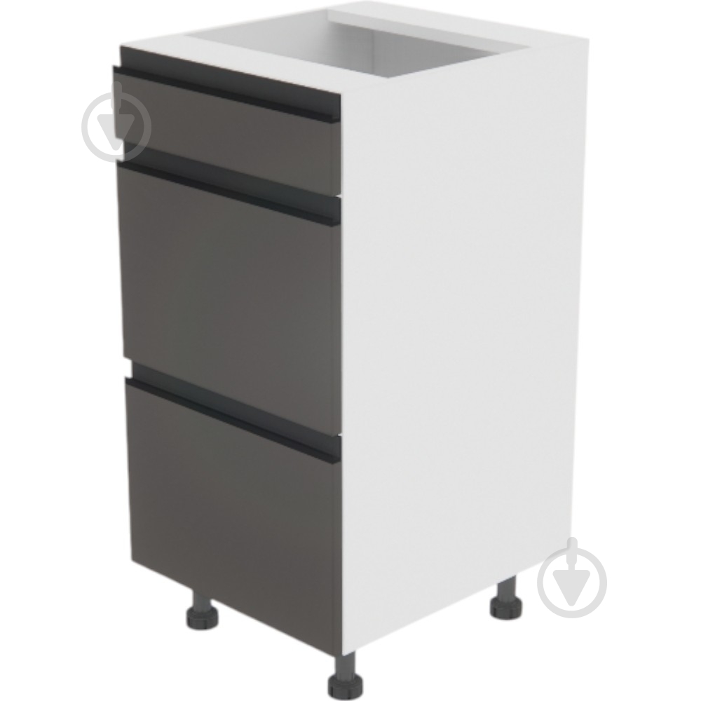 Тумба нижня Софі ( Н 40 Ш FAVORIT) графіт сірий/білий Світ Меблів - фото 1 Тумба нижня Софі ( Н 40 Ш FAVORIT) графіт сірий/білий Світ Меблів - фото 1