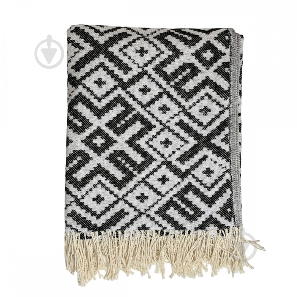 Плед Код Несокрушимой Нации 140x200 см черный с белым SoundSleep - фото 2 Плед Код Несокрушимой Нации 140x200 см черный с белым SoundSleep - фото 2