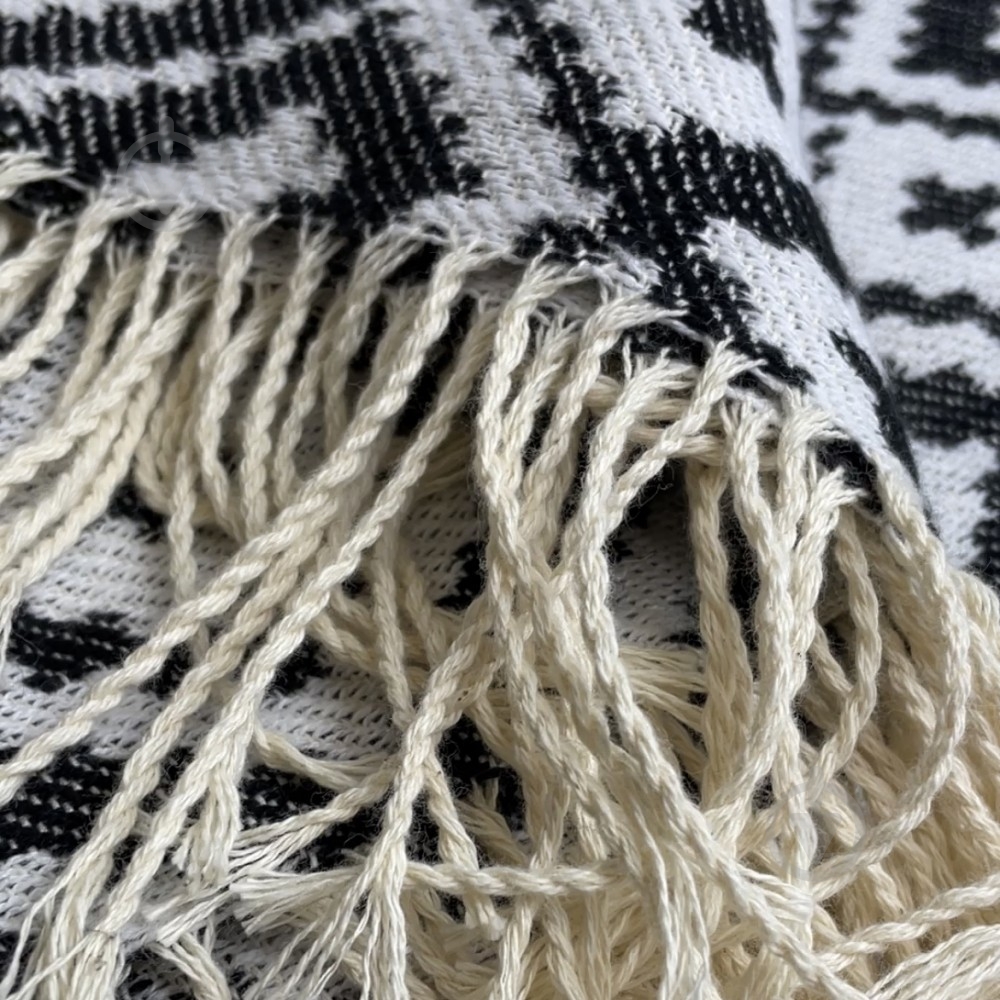 Плед Код Несокрушимой Нации 140x200 см черный с белым SoundSleep - фото 3 Плед Код Несокрушимой Нации 140x200 см черный с белым SoundSleep - фото 3