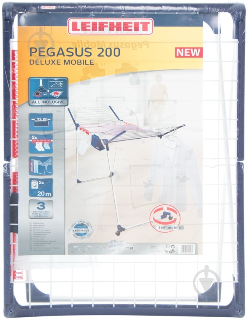 Сушилка для белья Leifheit PEGASUS 200 DELUXE Mobile 81517 - фото 6