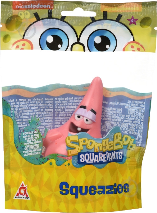 Игровая фигурка-сквиш Sponge Bob Squeazies Patrick EU690302 - фото 4 Игровая фигурка-сквиш Sponge Bob Squeazies Patrick EU690302 - фото 4