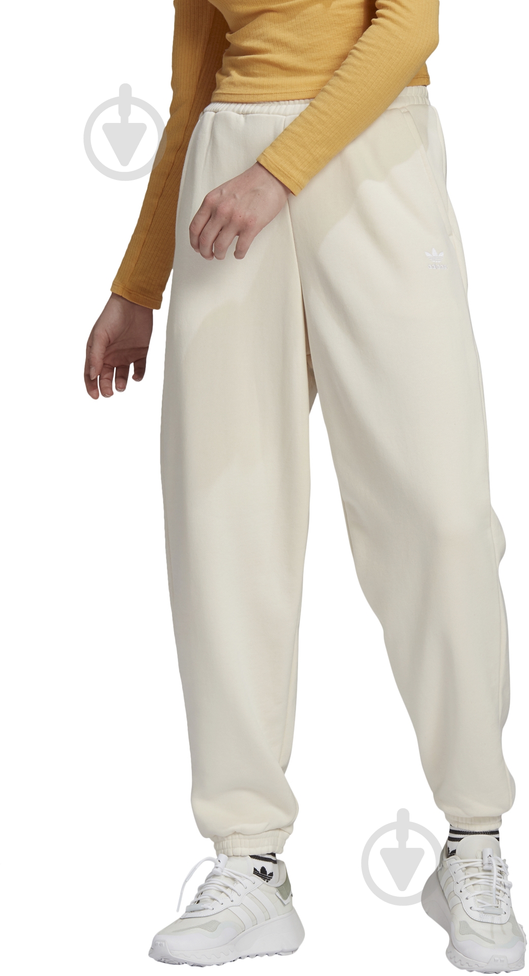 Брюки Adidas RELAXED JOGGER GN2847 р. 38 белый - фото 1