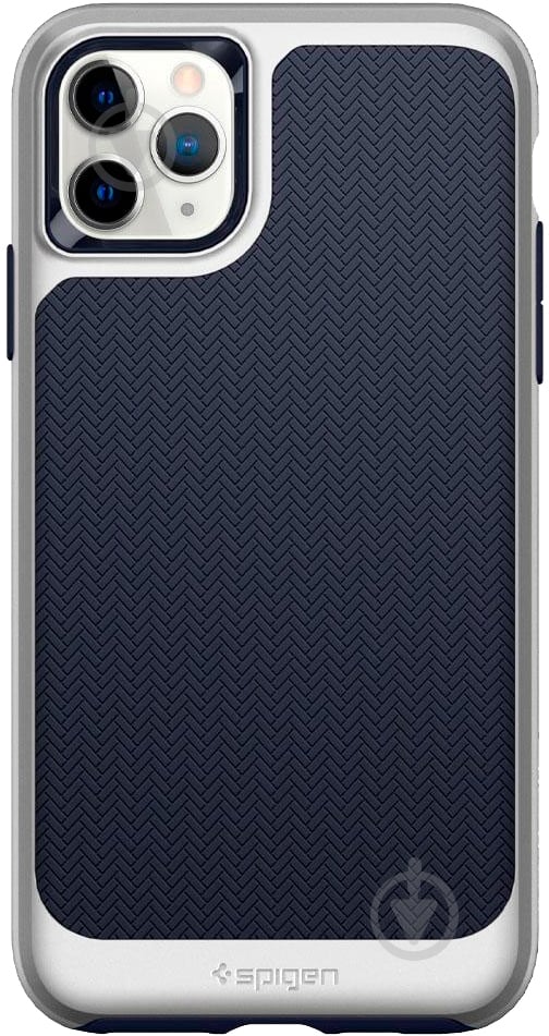 Чохол Spigen Neo Hybrid Satin Silver для Apple iPhone 11 Pro Max - фото 1
