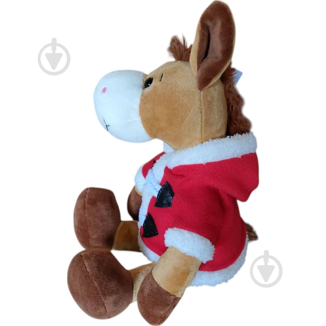 Сувенир новогодний лошадка с шарфиком (LEO25-607B/22CM) 22 см - фото 2