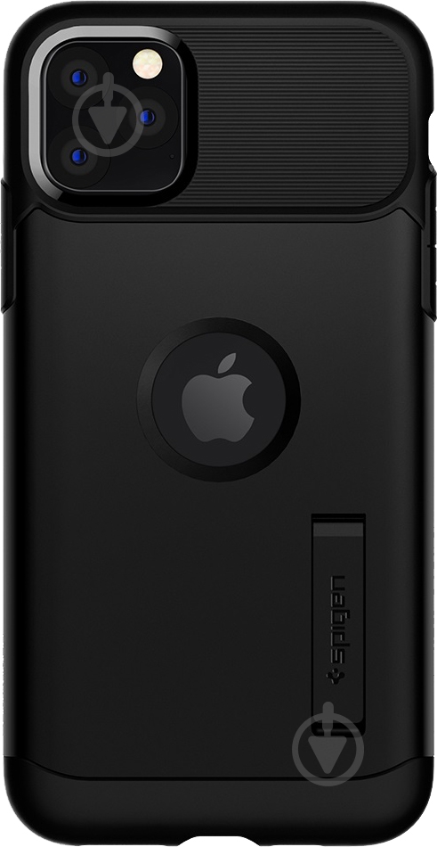 Чехол Spigen Slim Armor Black для Apple iPhone 11 Pro Max - фото 1