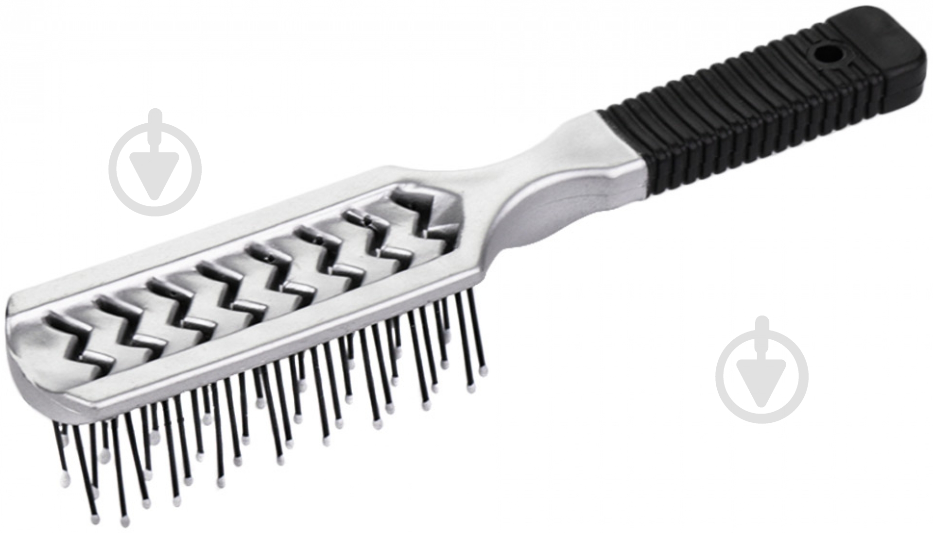 Щетка для волос Beauty Line 413982 черныйсеребристый - фото 2 Щетка для волос Beauty Line 413982 черныйсеребристый - фото 2