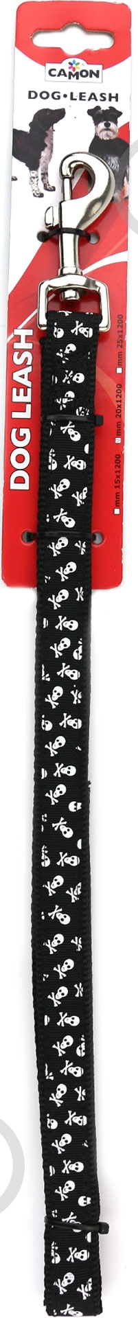 Поводок Camon с черепами 20х1200 мм - фото 3