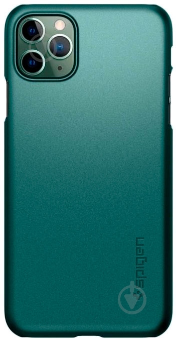 Чехол Spigen Thin Fit Midnight Green для Apple iPhone 11 Pro Max - фото 1