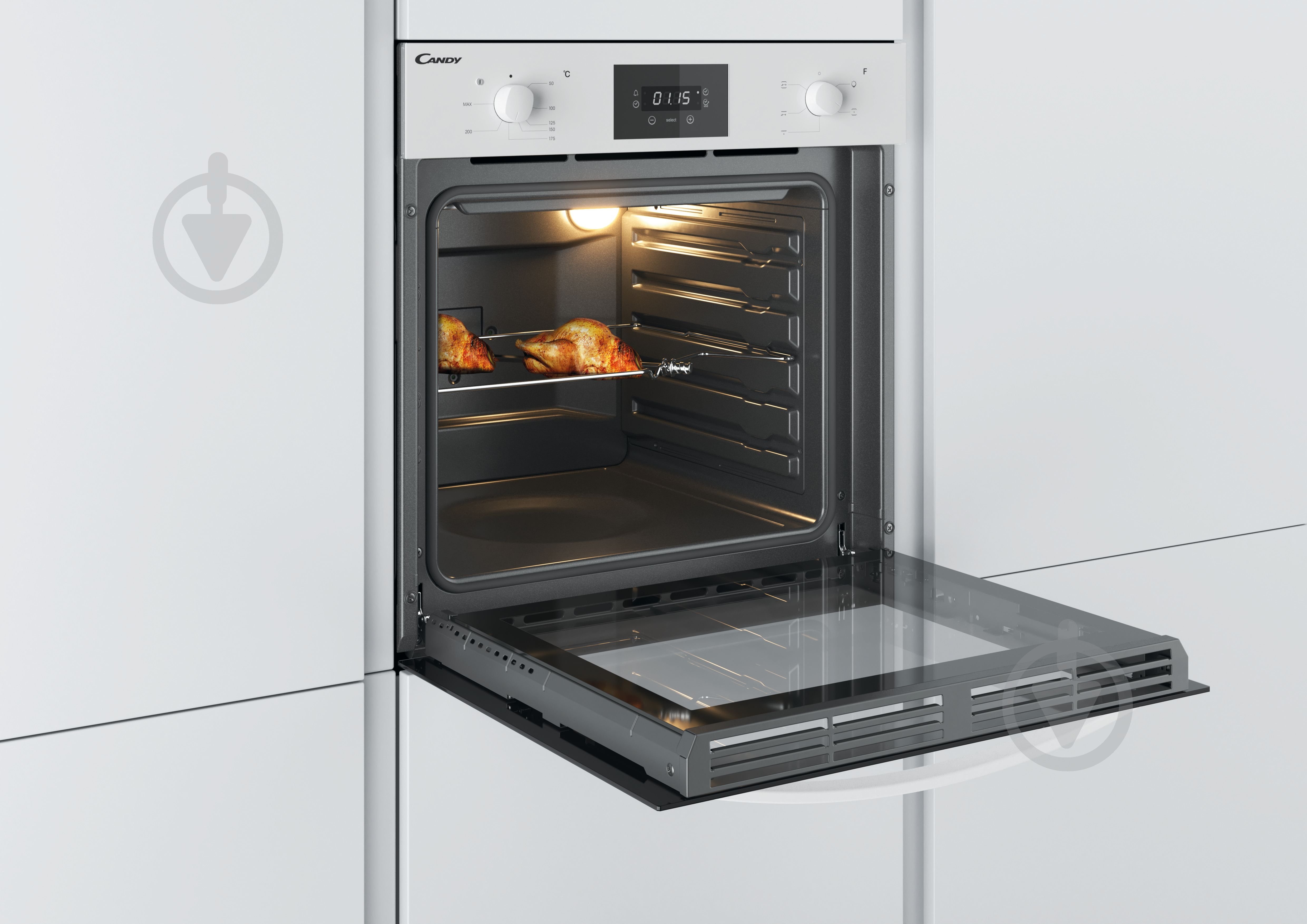 Духова шафа Candy FCS 245 W/E - фото 4 Духова шафа Candy FCS 245 W/E - фото 4