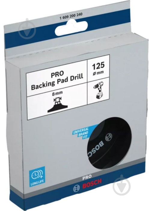 Диск опорный Bosch PRO Backing Pad 125 мм 1609200240 - фото 2