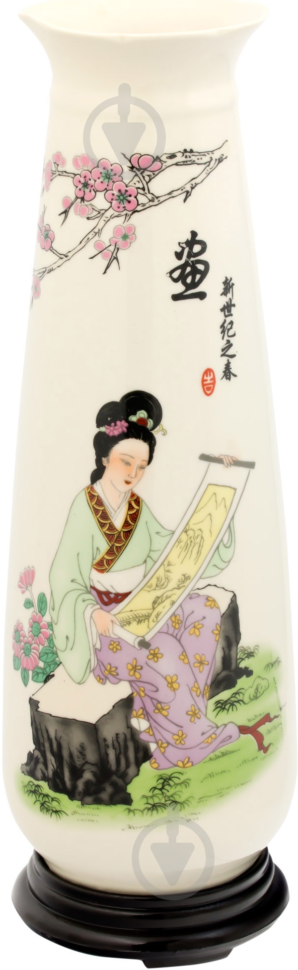 Ваза Китайская девушка 136-045 28 см 136-045 - фото 1 Ваза Китайская девушка 136-045 28 см 136-045 - фото 1