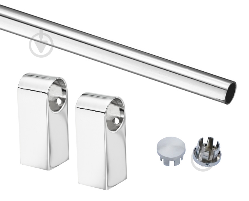 Труба для рейлинга Sakura AE-1016D хром - фото 1