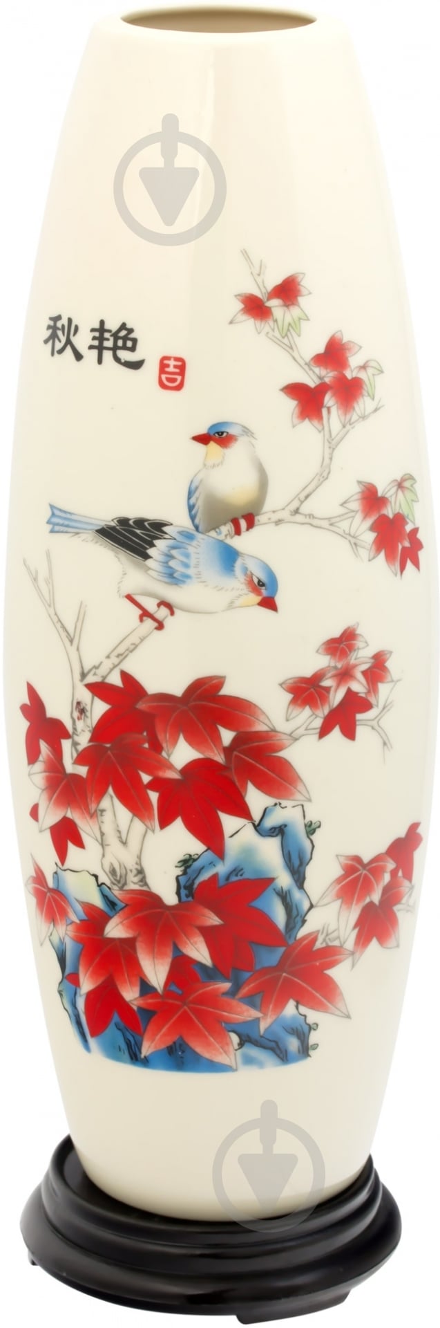 Ваза Пара птиц 136-052 28 см 136-052 - фото 1 Ваза Пара птиц 136-052 28 см 136-052 - фото 1