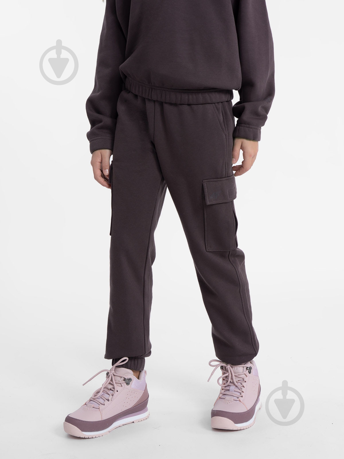 Штани 4F TROUSERS CAS F422 4FJAW23TTROF422-50S р. 122 фіолетовий - фото 2