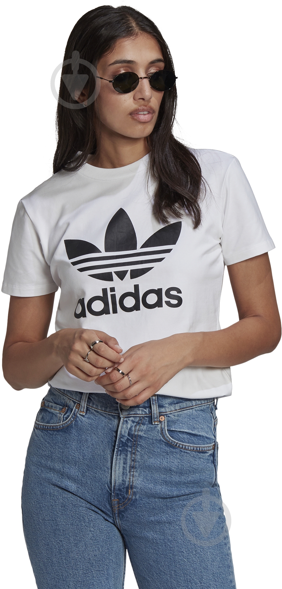 Футболка Adidas TREFOIL TEE GN2899 р.S белый - фото 2 Футболка Adidas TREFOIL TEE GN2899 р.S белый - фото 2