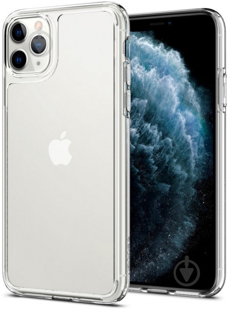 Чехол Spigen Quartz Hybrid Crystal Clear для Apple iPhone 11 Pro - фото 4