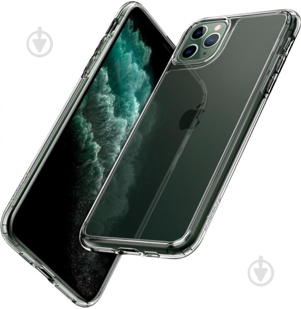 Чехол Spigen Quartz Hybrid Crystal Clear для Apple iPhone 11 Pro - фото 6
