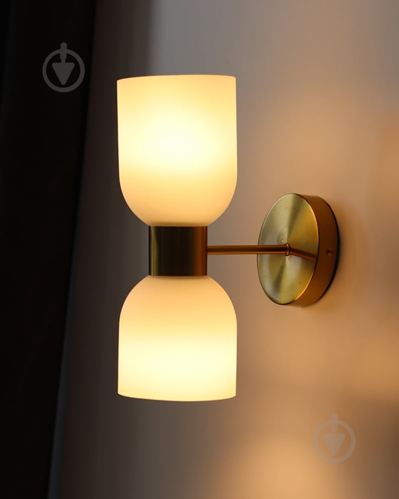 Бра Edlin Aurora 12 Вт E27 латунь PL321155W-2 - фото 4