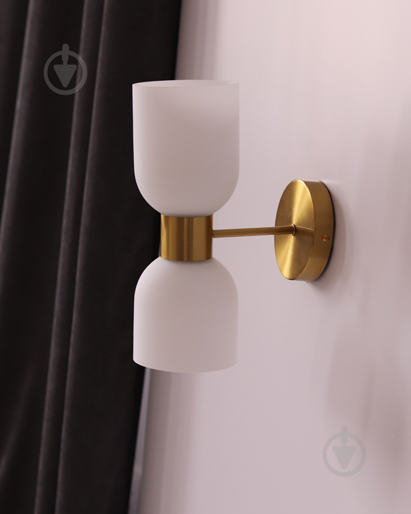 Бра Edlin Aurora 12 Вт E27 латунь PL321155W-2 - фото 3