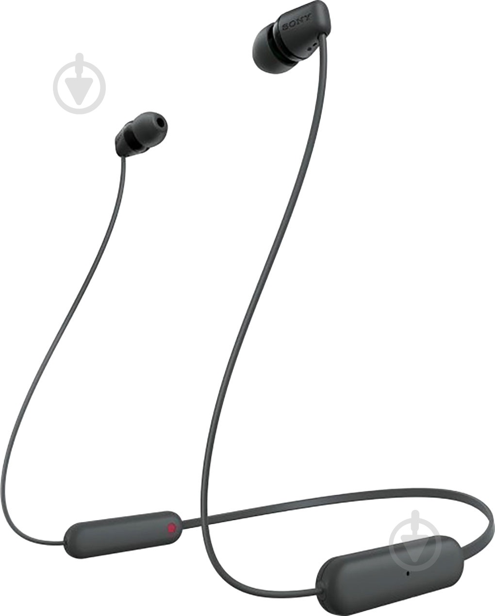 Навушники Sony WI-C100 In-ear IPX4 Wireless black (WIC100B.CE7) - фото 1 Навушники Sony WI-C100 In-ear IPX4 Wireless black (WIC100B.CE7) - фото 1