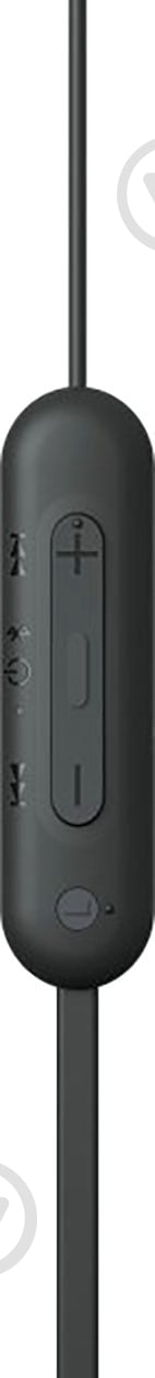 Навушники Sony WI-C100 In-ear IPX4 Wireless black (WIC100B.CE7) - фото 3 Навушники Sony WI-C100 In-ear IPX4 Wireless black (WIC100B.CE7) - фото 3