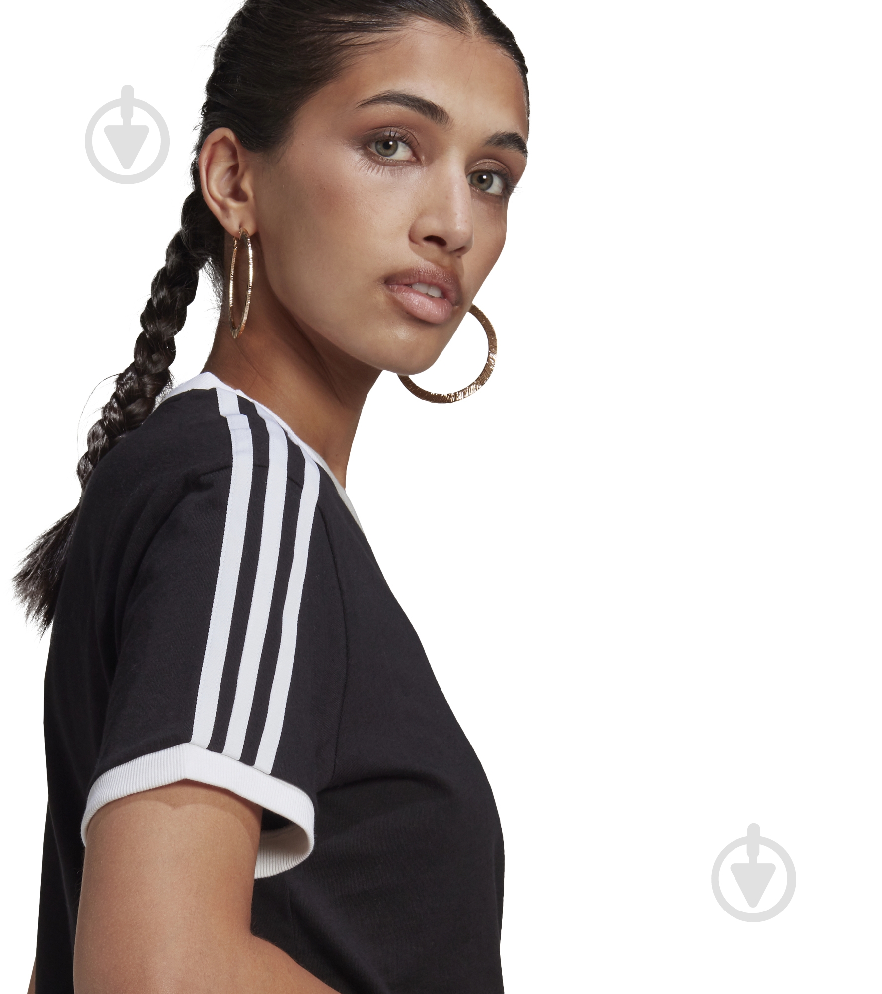 Футболка Adidas 3 STRIPES TEE GN2900 р.M чорний - фото 8 Футболка Adidas 3 STRIPES TEE GN2900 р.M чорний - фото 8