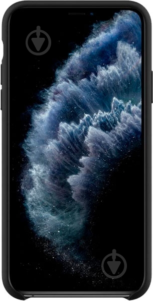 Чехол Spigen Silicone Fit Black для Apple iPhone 11 Pro - фото 4