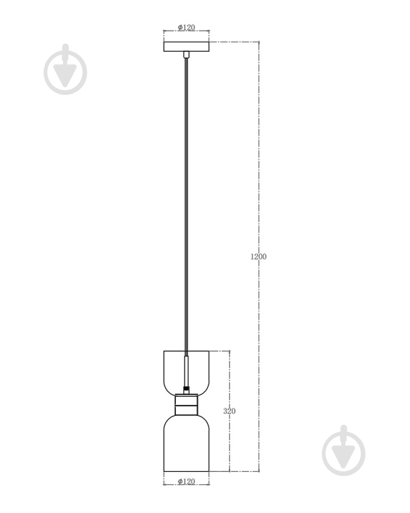 Світильник підвісний Edlin Aurora 1x12 Вт E27 PL321155P-2 - фото 3 Світильник підвісний Edlin Aurora 1x12 Вт E27 PL321155P-2 - фото 3