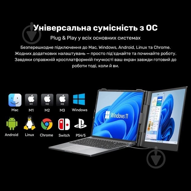 Монитор Blackview SCM6 Single Grey/Black 14" (BVSCM6) - фото 15 Монитор Blackview SCM6 Single Grey/Black 14" (BVSCM6) - фото 15