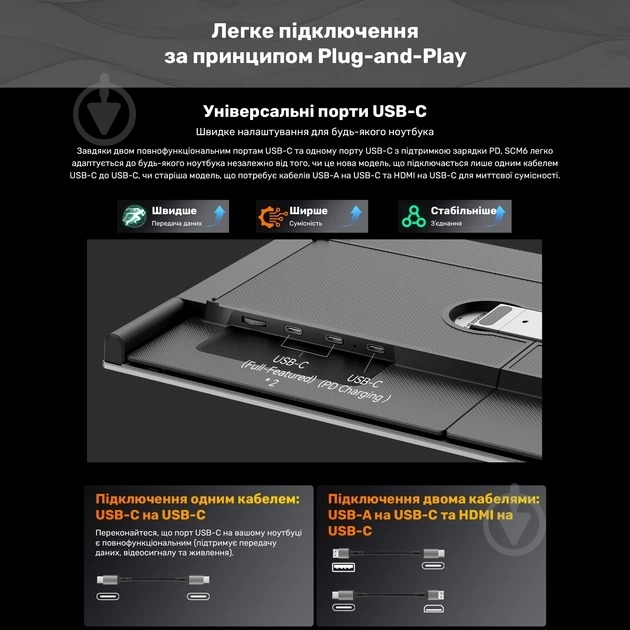 Монитор Blackview SCM6 Single Grey/Black 14" (BVSCM6) - фото 12 Монитор Blackview SCM6 Single Grey/Black 14" (BVSCM6) - фото 12