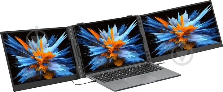 Монітор Blackview DCM6 Dual Screen Grey/Black 14" (BVDCM6) - фото 1 Монітор Blackview DCM6 Dual Screen Grey/Black 14" (BVDCM6) - фото 1