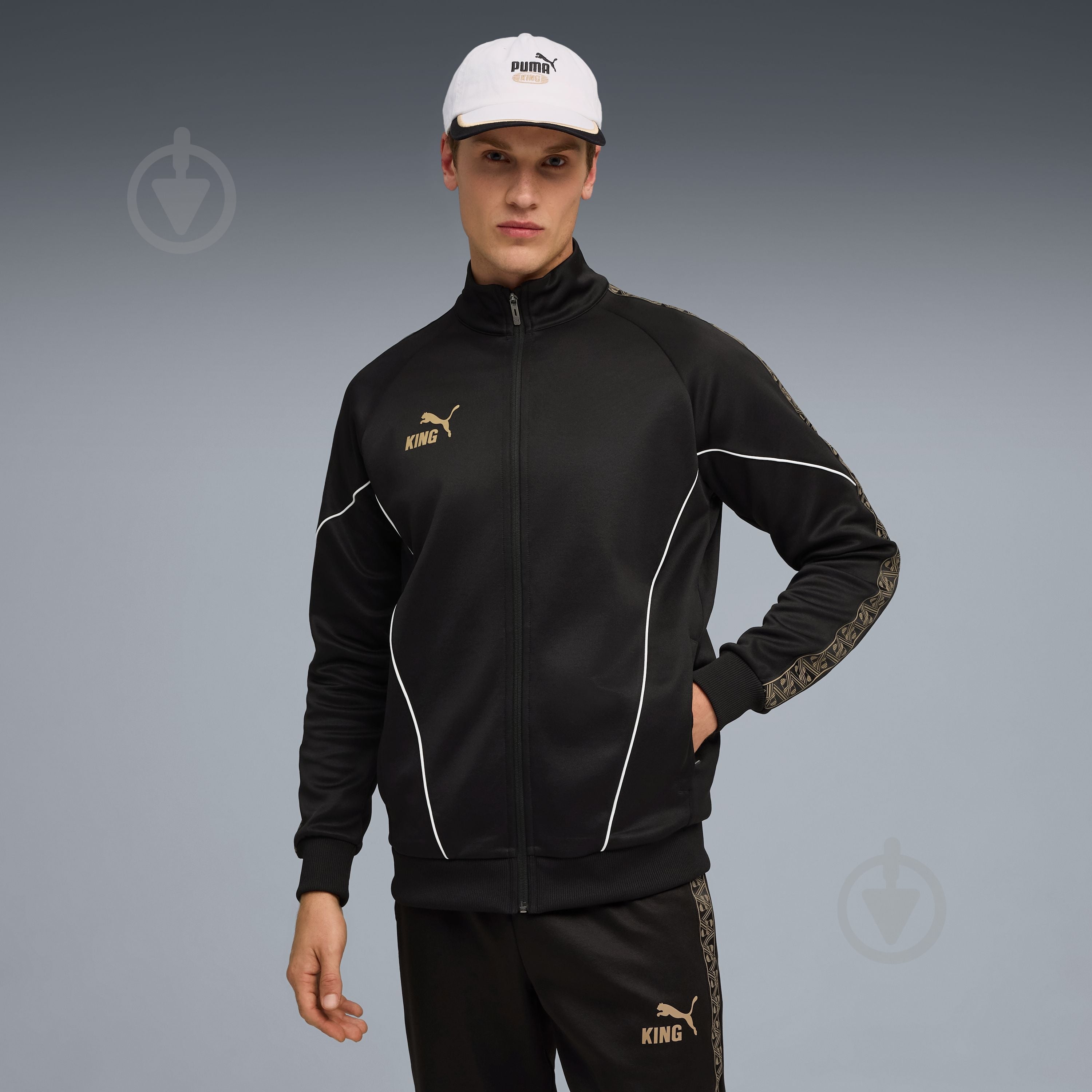 Джемпер Puma KING Anthem Jacket 66029701 р.S черный - фото 1
