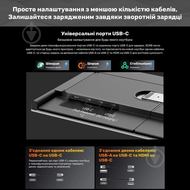 Монітор Blackview SCM8 Single Grey/Black 15,3" (BVSCM8) - фото 13