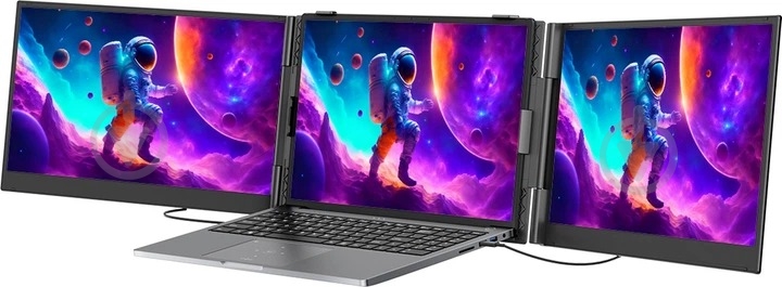 Монитор Blackview DCM8 Dual Screen Grey/Black 15,3" (BVDCM8) - фото 1