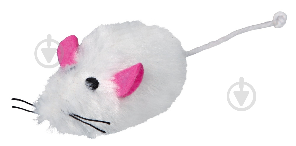 Игрушка Trixie для котов Мышка плюшевая с пищалкой 9 см 4116 - фото 1
