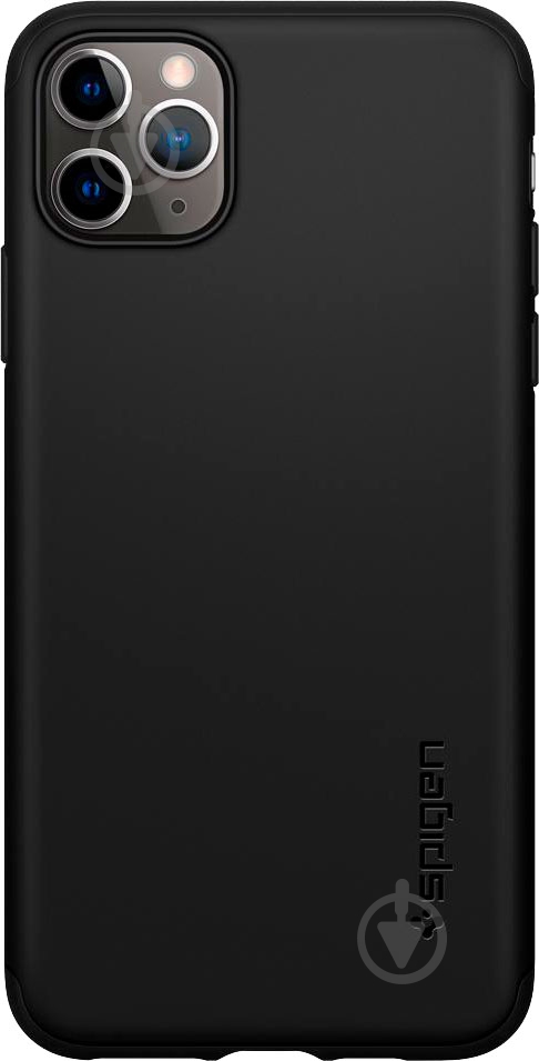 Чехол Spigen Thin Fit Classic Black для Apple iPhone 11 Pro - фото 1