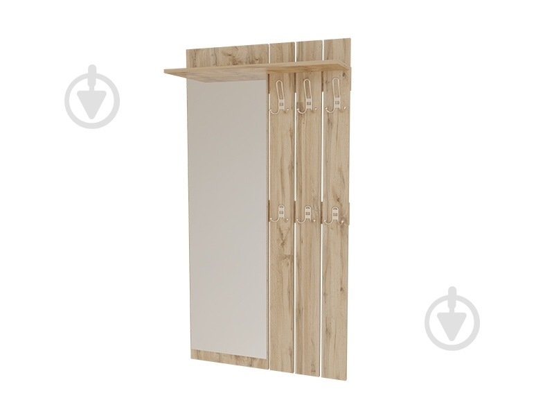 Вешалка с крючками DC Nika дуб тахо - фото 1