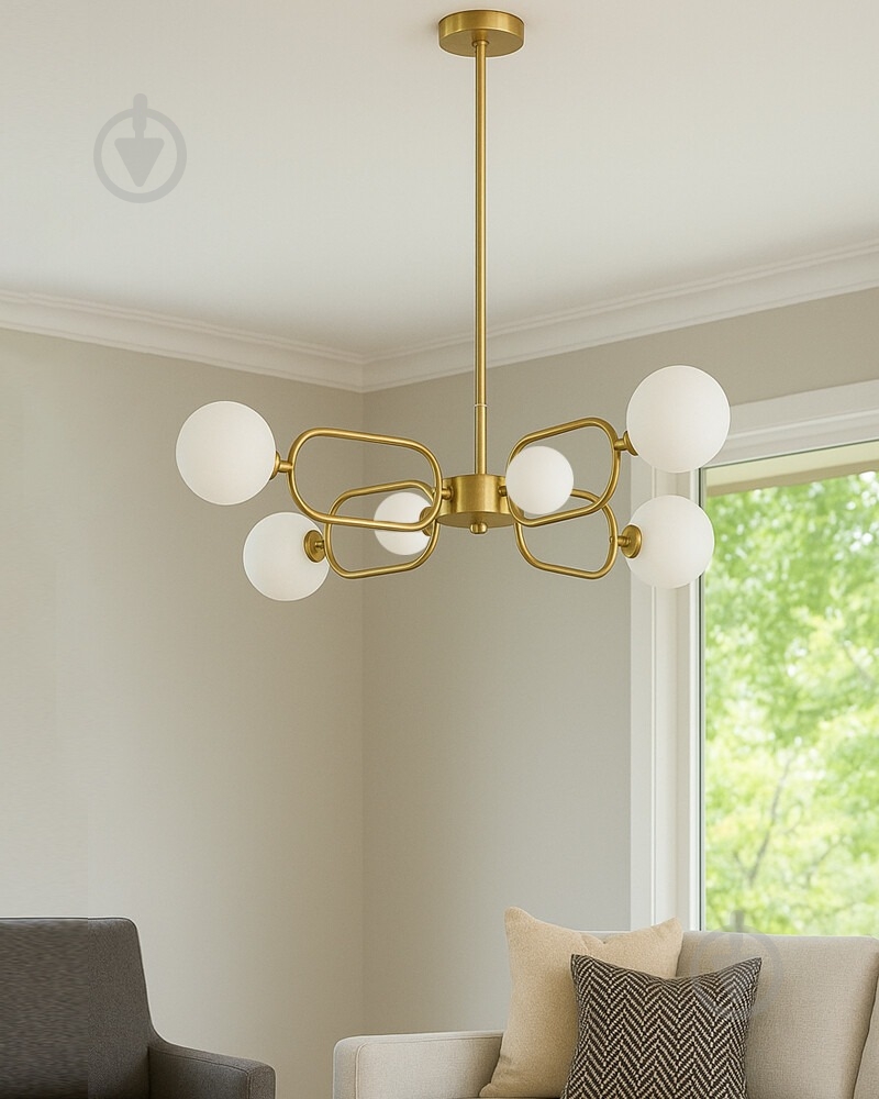 Люстра Edlin Sonte 6x10 Вт G9 PL321159-6 - фото 2