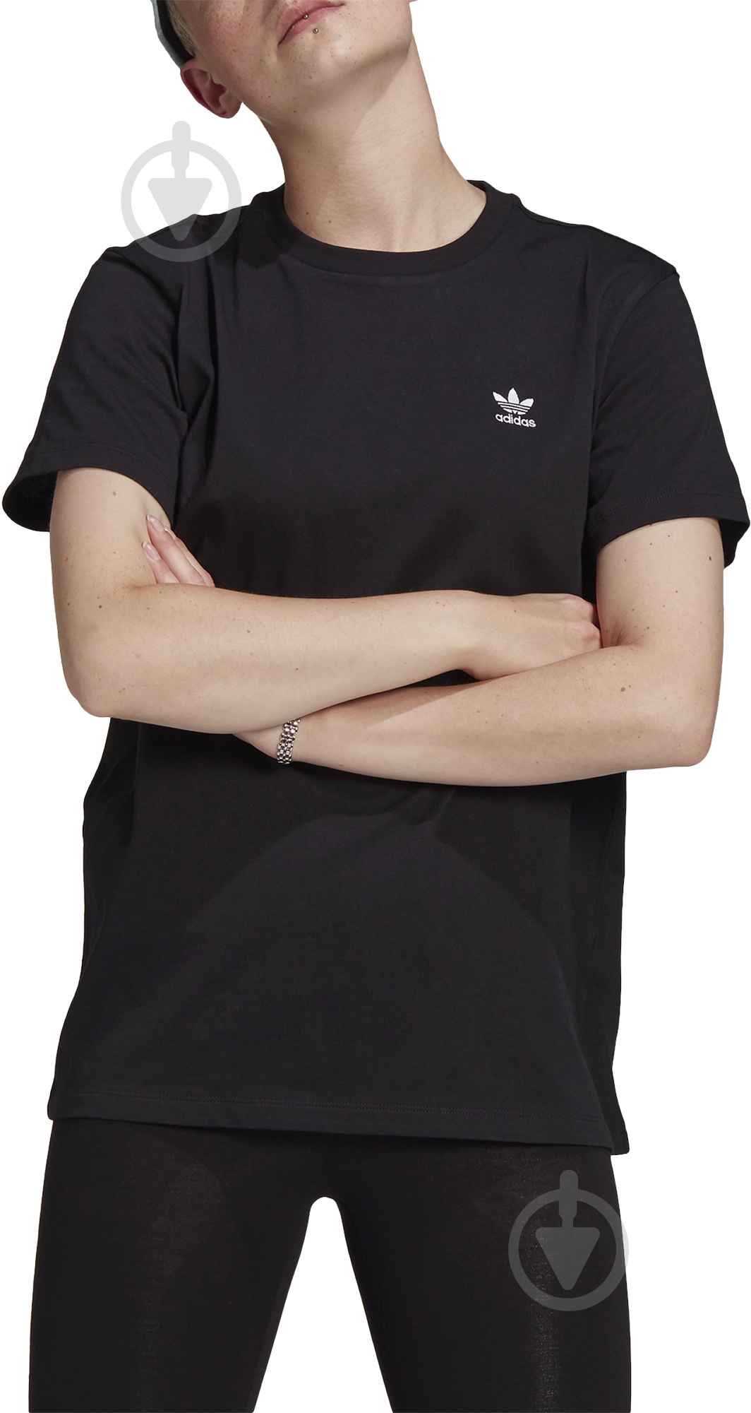 Футболка Adidas LOOSE TEE GN2919 р.M чорний - фото 1