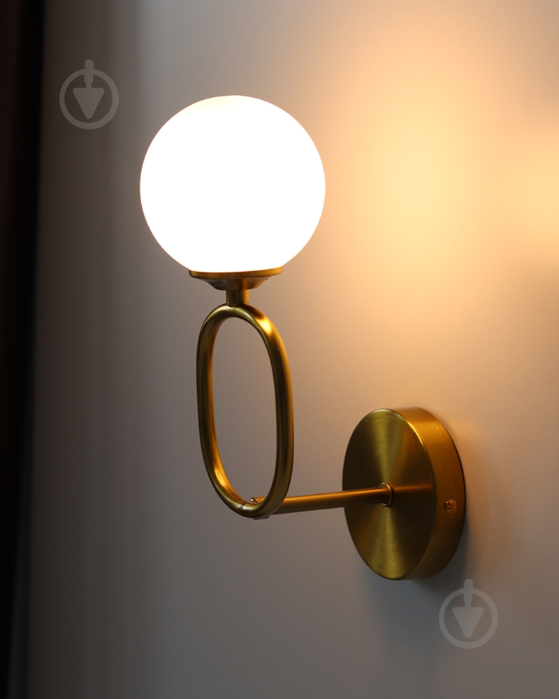 Бра Edlin Sonte 10 Вт G9 латунь PL321159-1 - фото 8