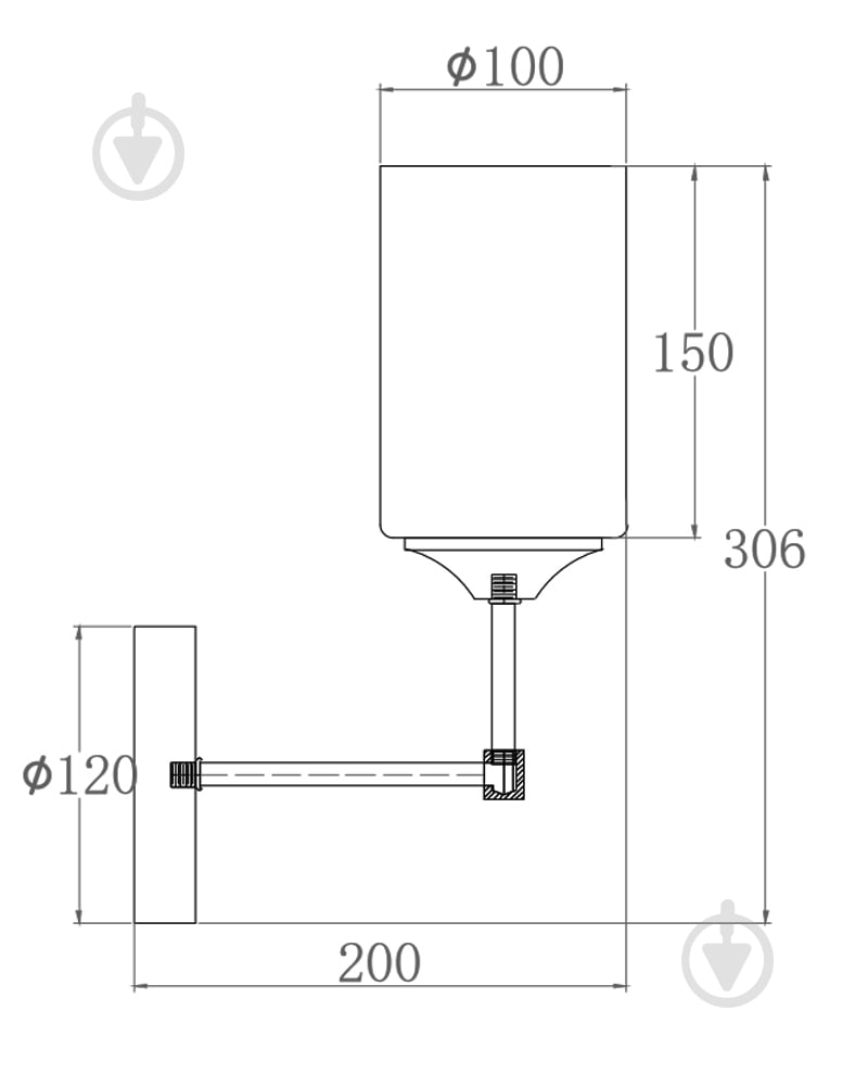Світильник настінний Sensio Tiara 15 Вт E27 золото PL321161W-1 - фото 7 Світильник настінний Sensio Tiara 15 Вт E27 золото PL321161W-1 - фото 7