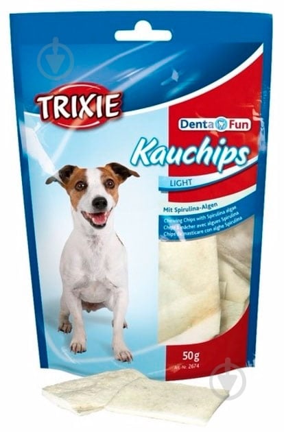 Лакомство Trixie KauChips Light со спирулиной 50гр - фото 1