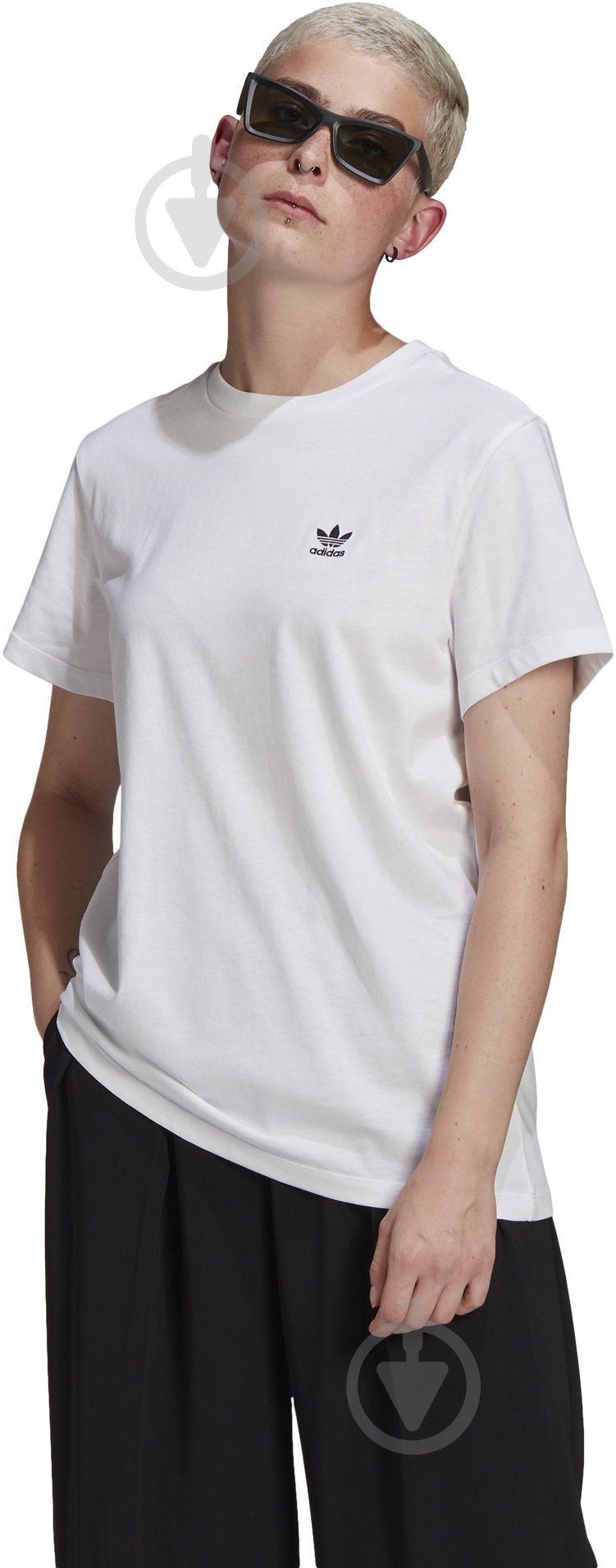 Футболка Adidas LOOSE TEE GN2924 р.S белый - фото 2