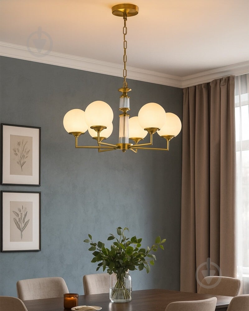 Люстра Edlin Amiria 6x12 Вт E27 PL321163-6 - фото 2