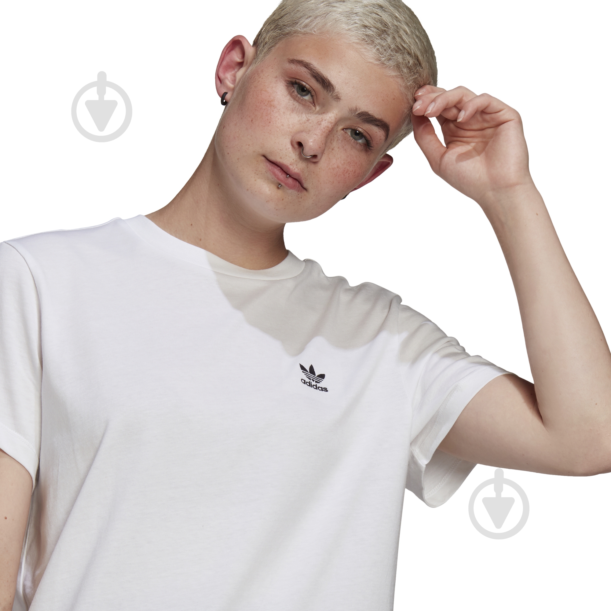 Футболка Adidas LOOSE TEE GN2924 р.S білий - фото 7