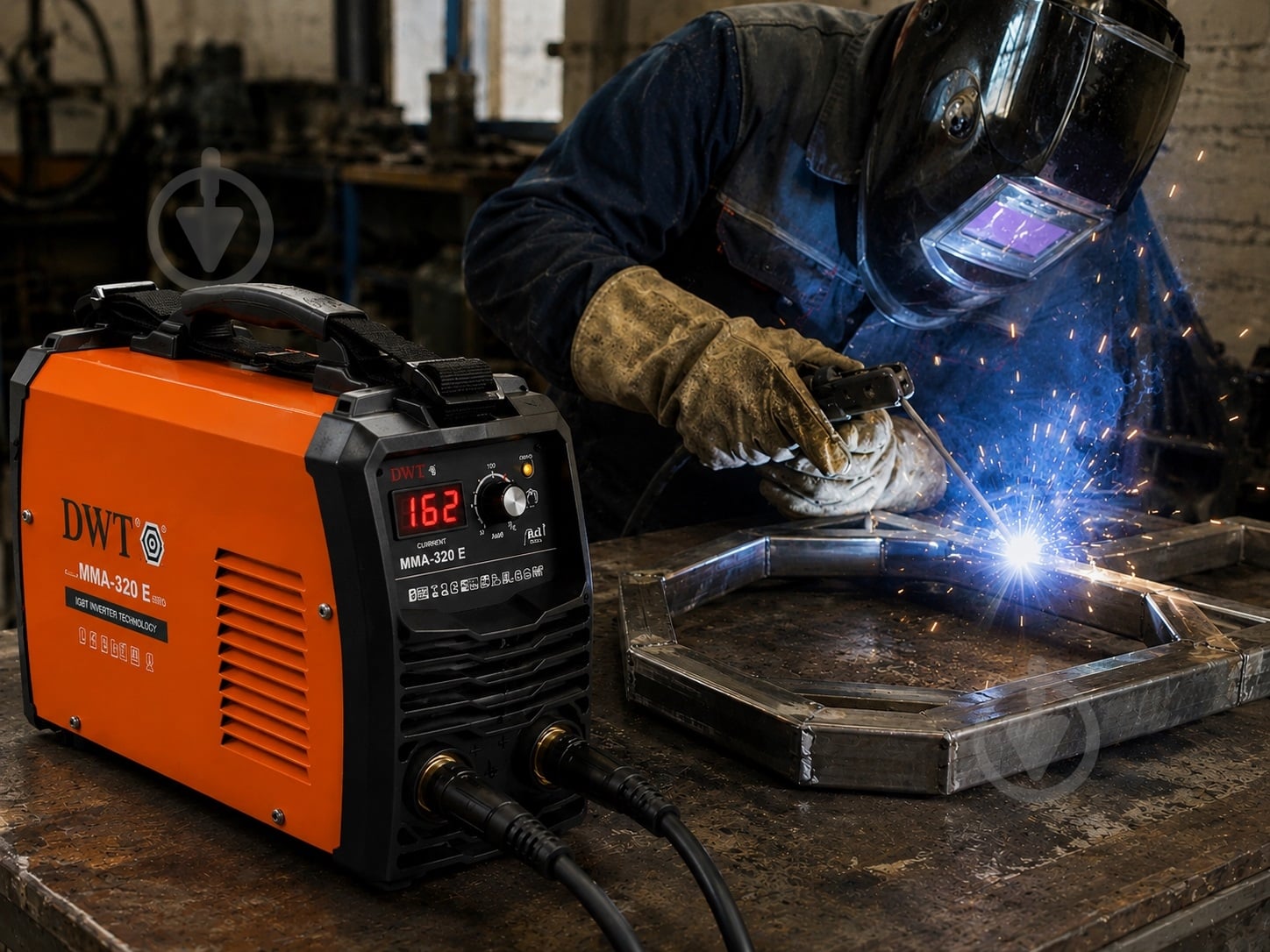 Инвертор сварочный DWT MMA-320 E - фото 7
