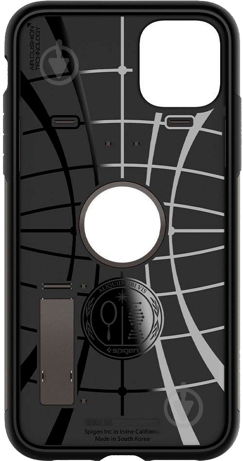 Чохол Spigen Slim Armor Gunmetal для Apple iPhone 11 - фото 4