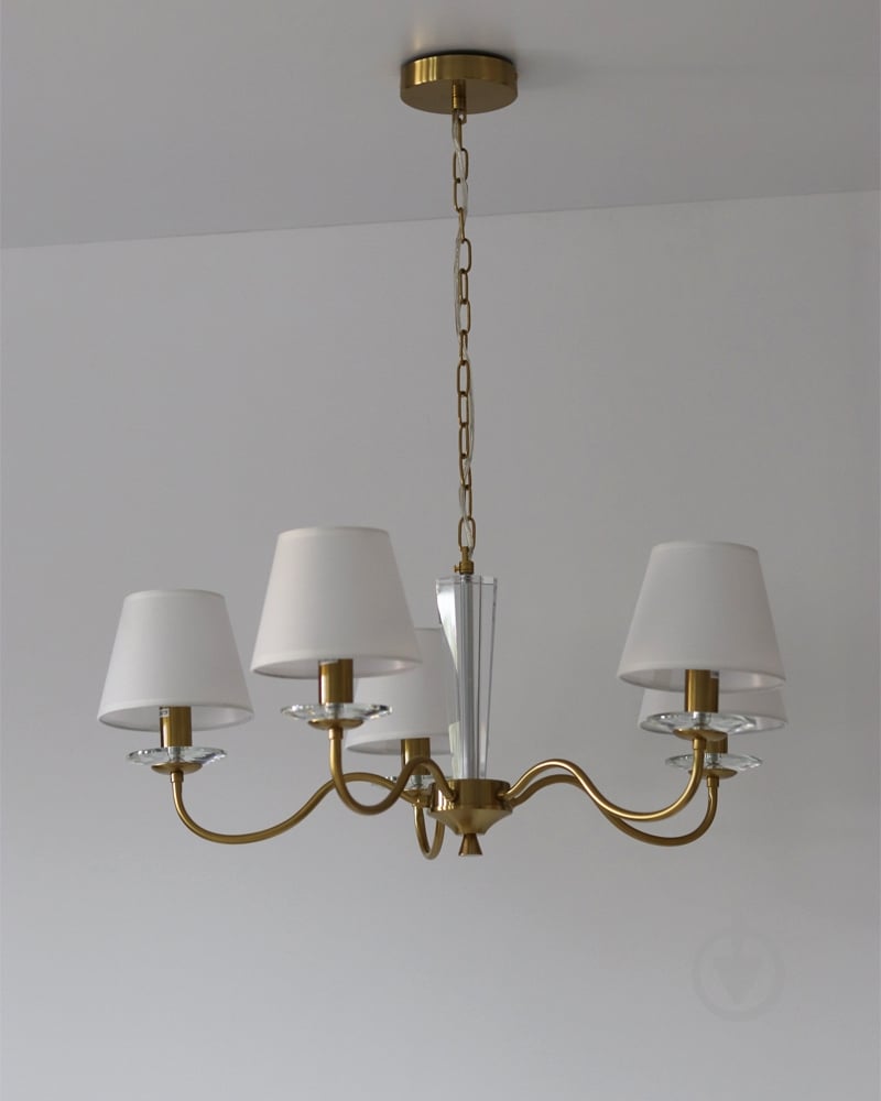 Люстра Edlin Moren 5x12 Вт E14 PL321167-5 - фото 3 Люстра Edlin Moren 5x12 Вт E14 PL321167-5 - фото 3